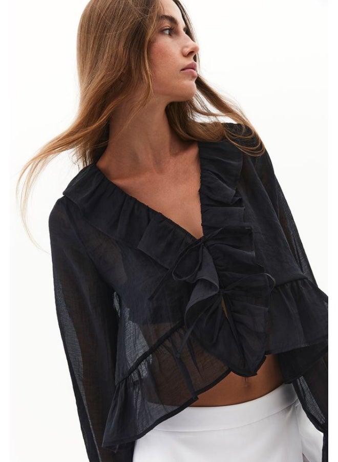 OXXO Ruffled Blouse - Image 4